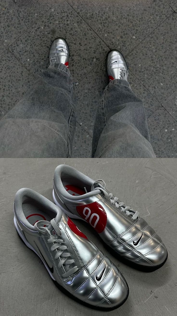 Nike Total 90 Metallic Silver